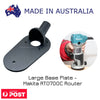 Large Base Plate for Makita RT0700C Router – Extended Dust Port Plate